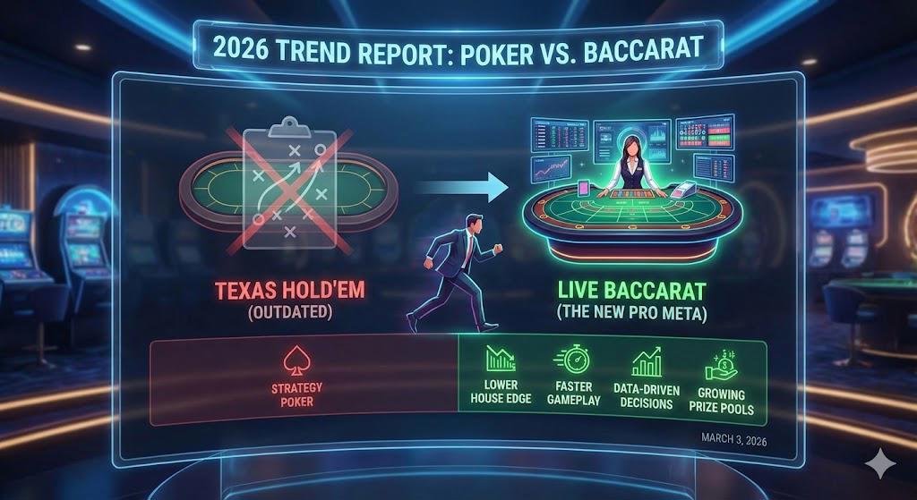 2026 Texas Hold'em Poker Strategy: Why Pros Are Switching to Live Baccarat